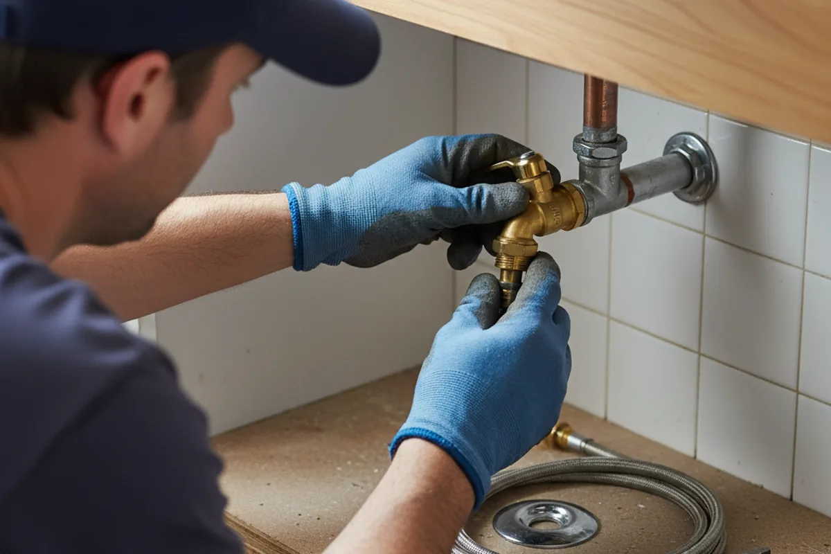 Shutoff valve and fitting work during Repiping in Mount Pleasant